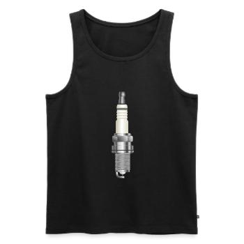 Spark plug auto freak tuning - Men's Premium Organic Tank Top - black - Front - AI Model Male 178 light (178cm)