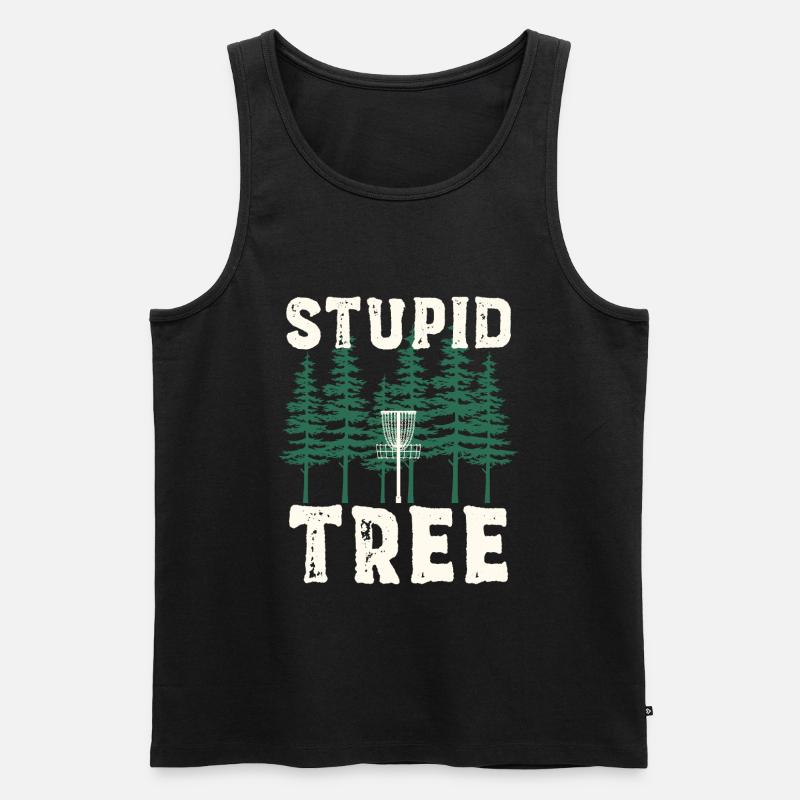 Disc Golf Discgolf | Discgolfspieler Geschenk - Männer Premium Bio Tank Top - Schwarz