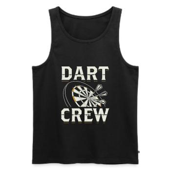 Dart Darten Darts Darter Dartmannschaft Geschenk - Männer Premium Bio Tank Top - Schwarz - Vorne - AI Model Male 178 light (178cm)