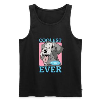 Schnauzer Maman Chien Propriétaire De Chien Cadeau - Débardeur bio Premium Homme - noir - Devant - Michal (187cm)
