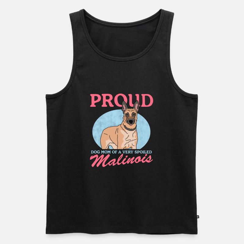 Malinois Mom | Belgischer Schäferhund Geschenk - Männer Premium Bio Tank Top - Schwarz