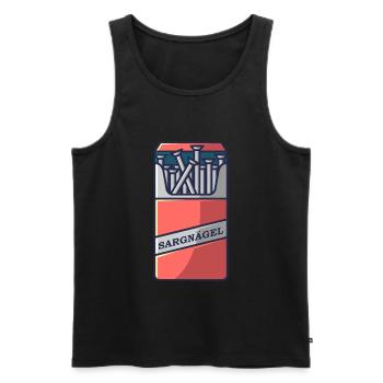 Sargnägel - Männer Premium Bio Tank Top - Schwarz - Vorne - Michal (187cm)