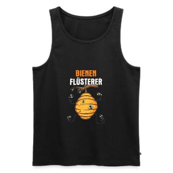 Lustiges Bienenzüchter Imker Bienen Flüsterer - Männer Premium Bio Tank Top - Schwarz - Vorne - Michal (187cm)