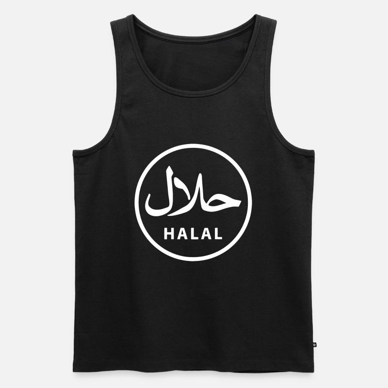 Halal - Männer Premium Bio Tank Top - Schwarz