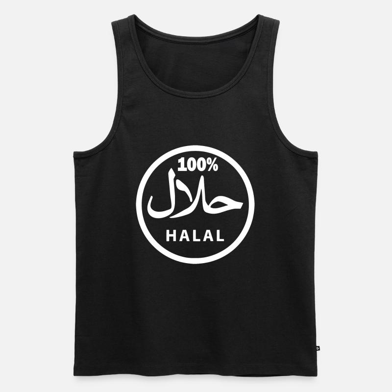 Halal حلال - Männer Premium Bio Tank Top - Schwarz