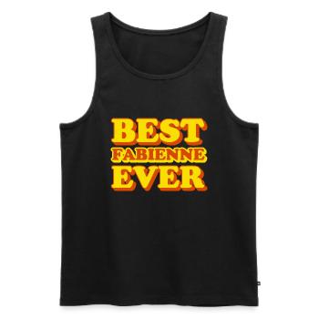 Fabienne Vorname lustiges Geschenk - Männer Premium Bio Tank Top - Schwarz - Vorne - AI Model Male 178 light (178cm)