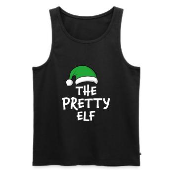 The Pretty Elf - Men's Premium Organic Tank Top - black - Front - Michal (187cm)