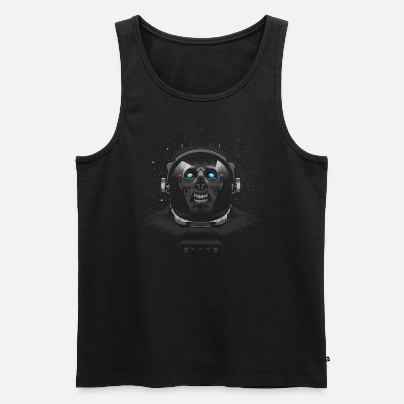 Astronaute zombie - Débardeur bio Premium Homme - noir