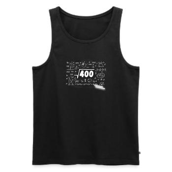 20th Birthday Party Gift Root from 400 Years - Men's Premium Organic Tank Top - black - Front - Michal (187cm)