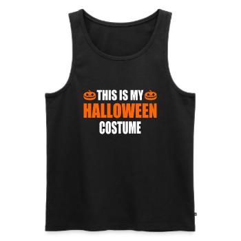 this is my halloween costume - Men's Premium Organic Tank Top - black - Front - AI Model Male 178 light (178cm)