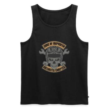 Sons Of Ibuprofen Arthritis Chapter - Männer Premium Bio Tank Top - Schwarz - Vorne - Michal (187cm)