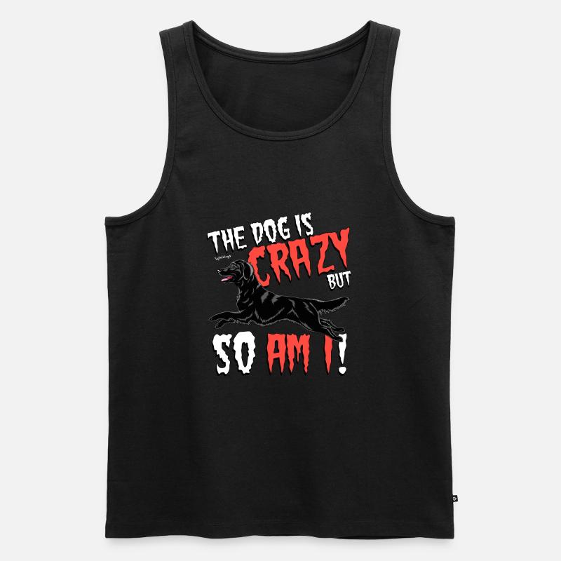 Flattie Crazy 2 - Männer Premium Bio Tank Top - Schwarz