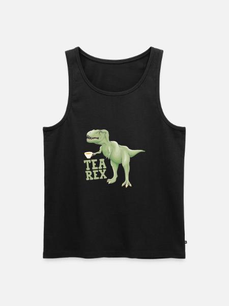 Thé Rex - Débardeur bio Premium Homme - noir