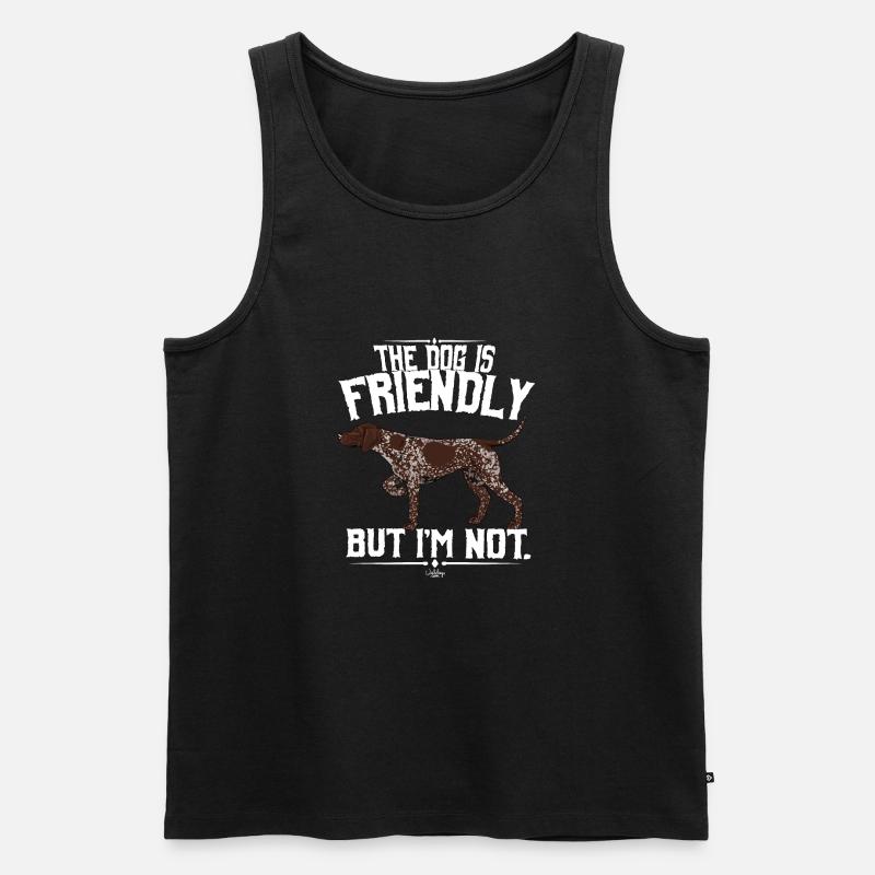 ssfriendly6 - Männer Premium Bio Tank Top - Schwarz