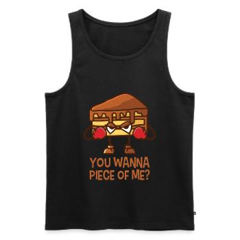 Cake boxes, gift pastry tart pastry - Men's Premium Organic Tank Top - black - Front - Michal (187cm)