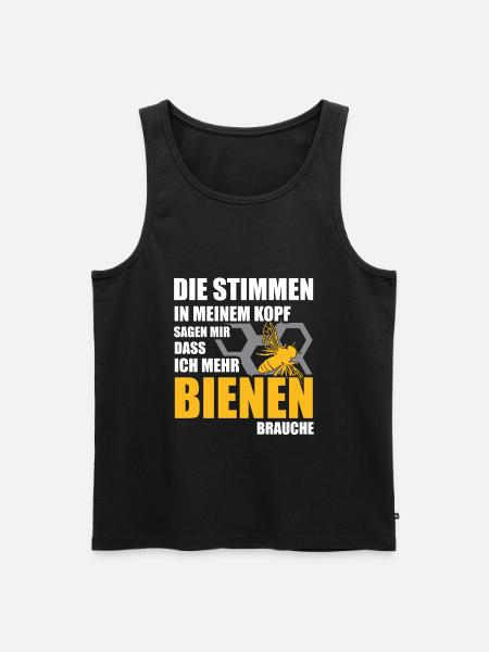 Imker Bienen - Männer Premium Bio Tank Top - Schwarz