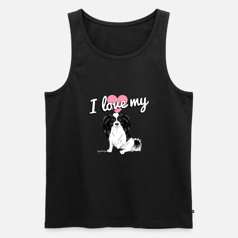 phalelove2 - Männer Premium Bio Tank Top - Schwarz