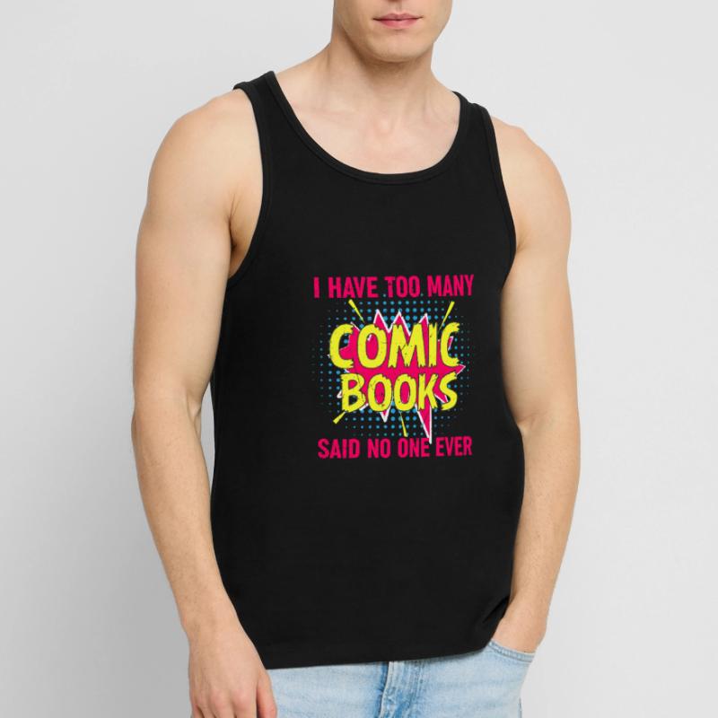 Comics Comic Heft Geschenk Heft Männer Premium Bio Tank Top