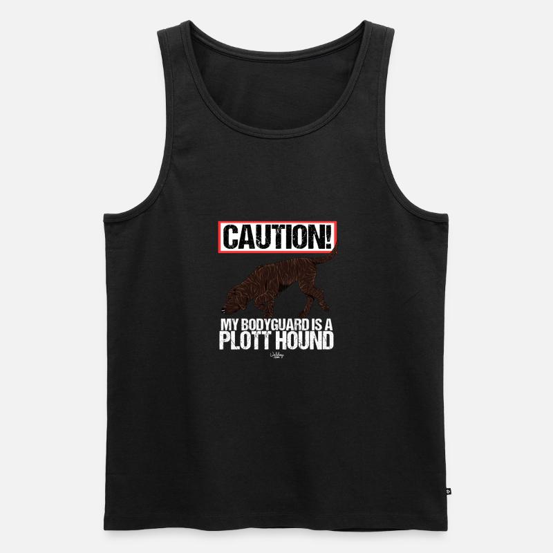plottguard2 - Männer Premium Bio Tank Top - Schwarz