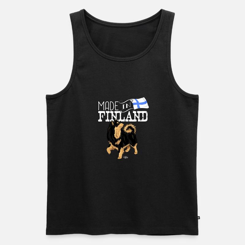 lappfinland - Männer Premium Bio Tank Top - Schwarz