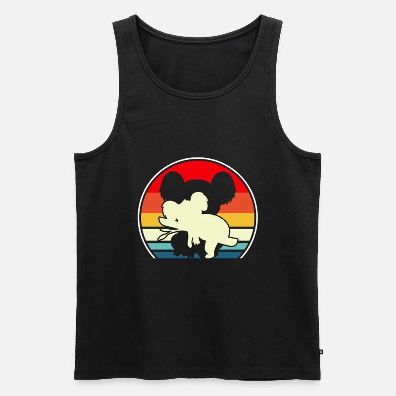 Koala - Männer Premium Bio Tank Top - Schwarz