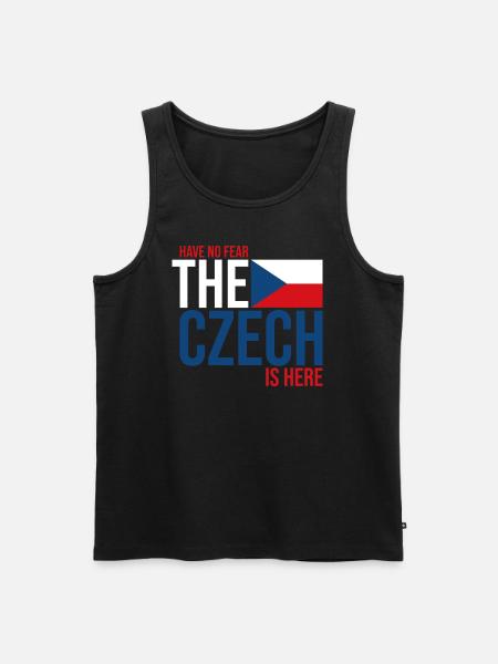 Tschechien Tscheche - Männer Premium Bio Tank Top - Schwarz