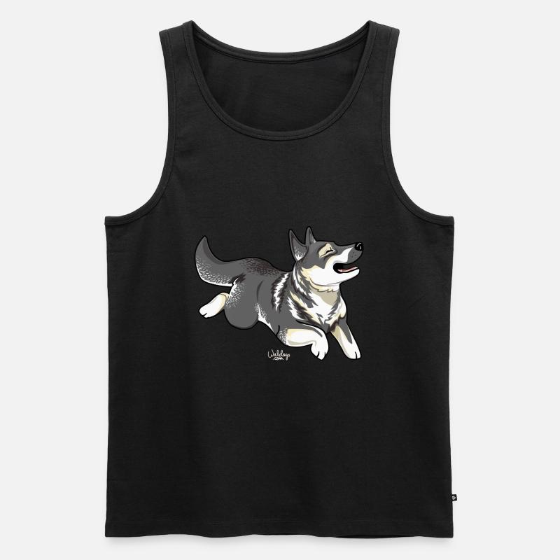 gööttijump - Männer Premium Bio Tank Top - Schwarz
