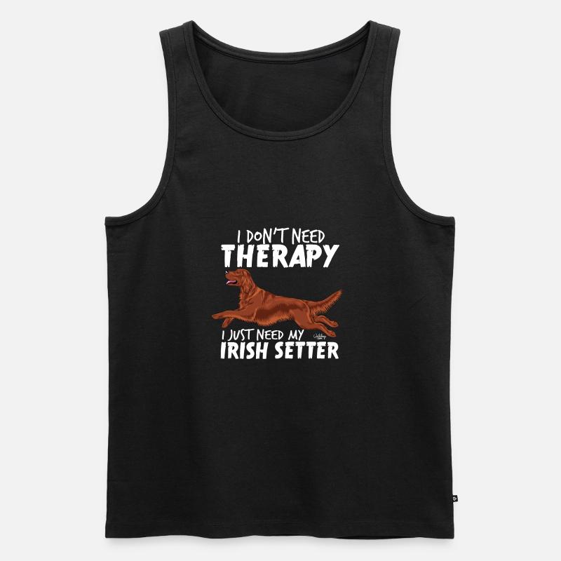 irishtherapy3 - Men's Premium Organic Tank Top - black