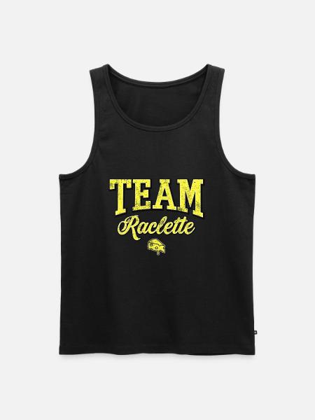 TEAM-RACLETTE - Männer Premium Bio Tank Top - Schwarz