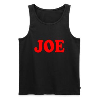 Joe - Débardeur bio Premium Homme - noir - Devant - AI Model Male 178 light (178cm)