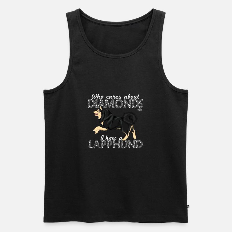 lapphunddiamond - Männer Premium Bio Tank Top - Schwarz
