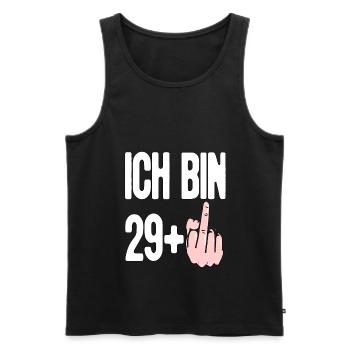 Ich bin 30 Jahre alt 30 Geburtstag 30 Jahre alt - Männer Premium Bio Tank Top - Schwarz - Vorne - Michal (187cm)
