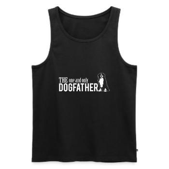 Dogfather Bernese Mountain Dog Dog Papa Dogs - Débardeur bio Premium Homme - noir - Devant - Michal (187cm)