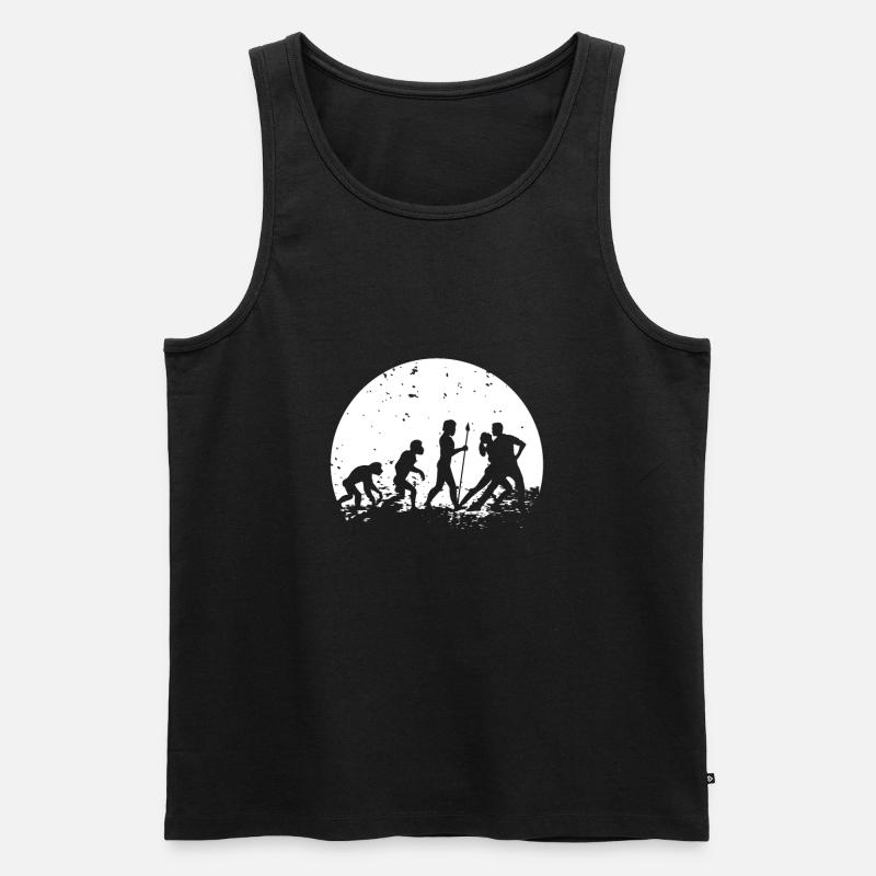 Dance Teacher Evolution Moon Dance School Dancer Dance - Men's Premium Organic Tank Top - black