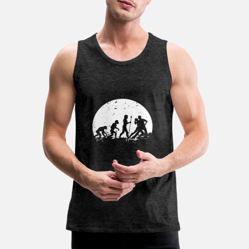 Professeur de danse Evolution Lune Danse École de danse Danse Débardeur bio Premium Homme