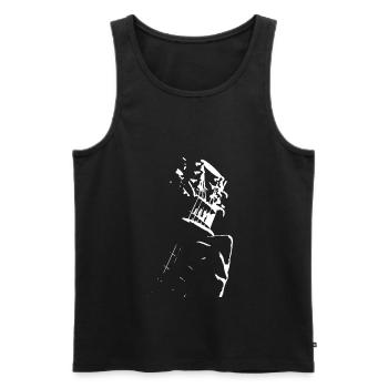 Guitaristes Guitaristes Guitaristes Guitariste - Débardeur bio Premium Homme - noir - Devant - AI Model Male 178 light (178cm)