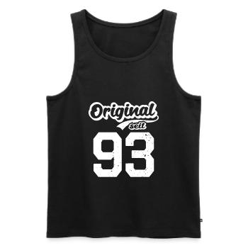 29. Geburtstag Original seit 1993 29 Jahre - Männer Premium Bio Tank Top - Schwarz - Vorne - Michal (187cm)