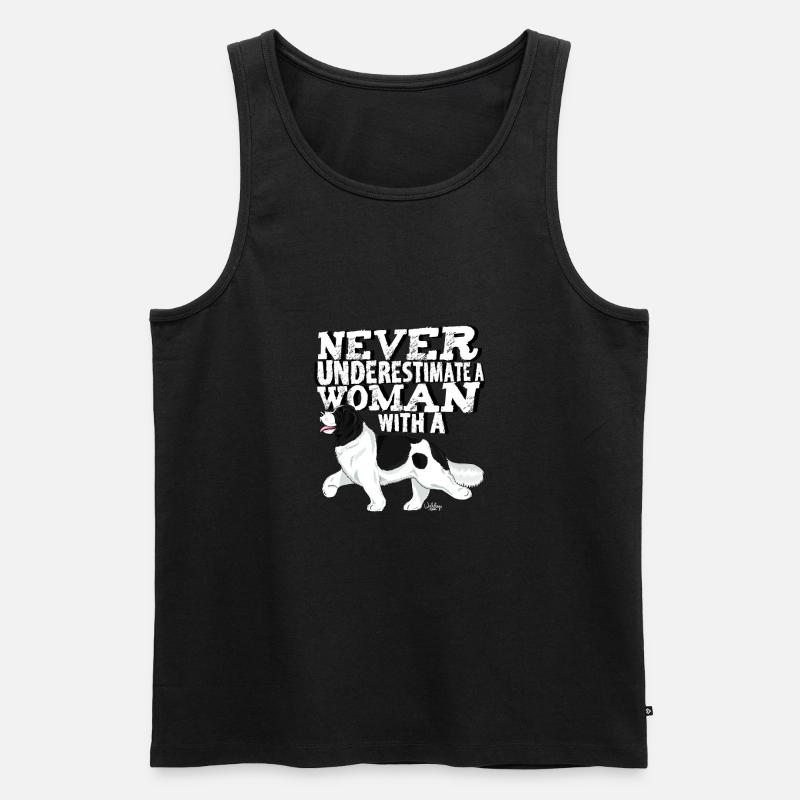 lansuunderestimate - Männer Premium Bio Tank Top - Schwarz