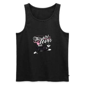 kappanagirl - Männer Premium Bio Tank Top - Schwarz - Vorne - Michal (187cm)