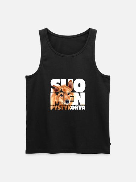 NASSU SPK 00 - Männer Premium Bio Tank Top - Schwarz