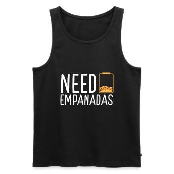 Empanadas Making Need Empanada Hispanic Food - Men's Premium Organic Tank Top - black - Front - AI Model Male 178 light (178cm)