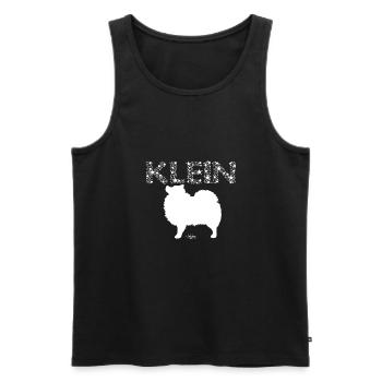 klein bling - Männer Premium Bio Tank Top - Schwarz - Vorne - Michal (187cm)