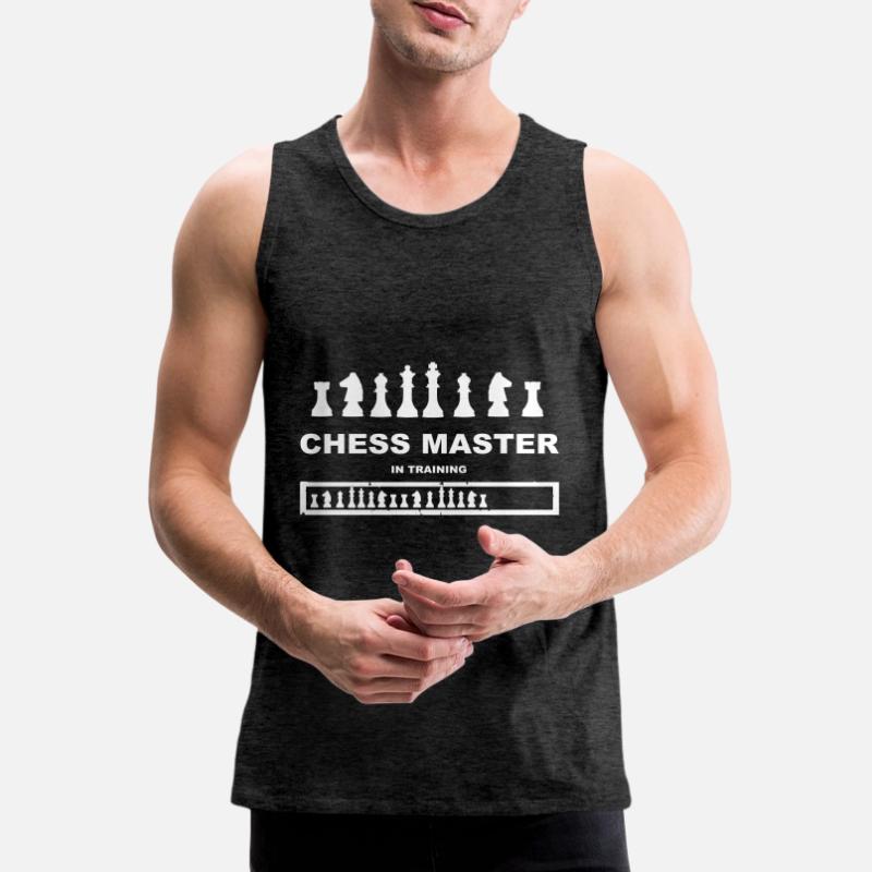 Chess Master In Training Progress Loading Men's Premium Organic Tank Top