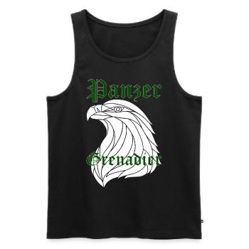 Panzergrenadier Panzer Grenadier Geschenk - Männer Premium Bio Tank Top - Schwarz - Vorne - Michal (187cm)
