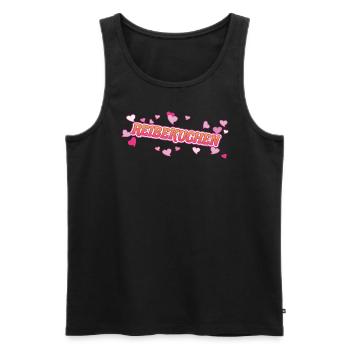 Les crêpes de pommes de terre aiment le design pour les fans de crêpes de pommes de terre - Débardeur bio Premium Homme - noir - Devant - Michal (187cm)