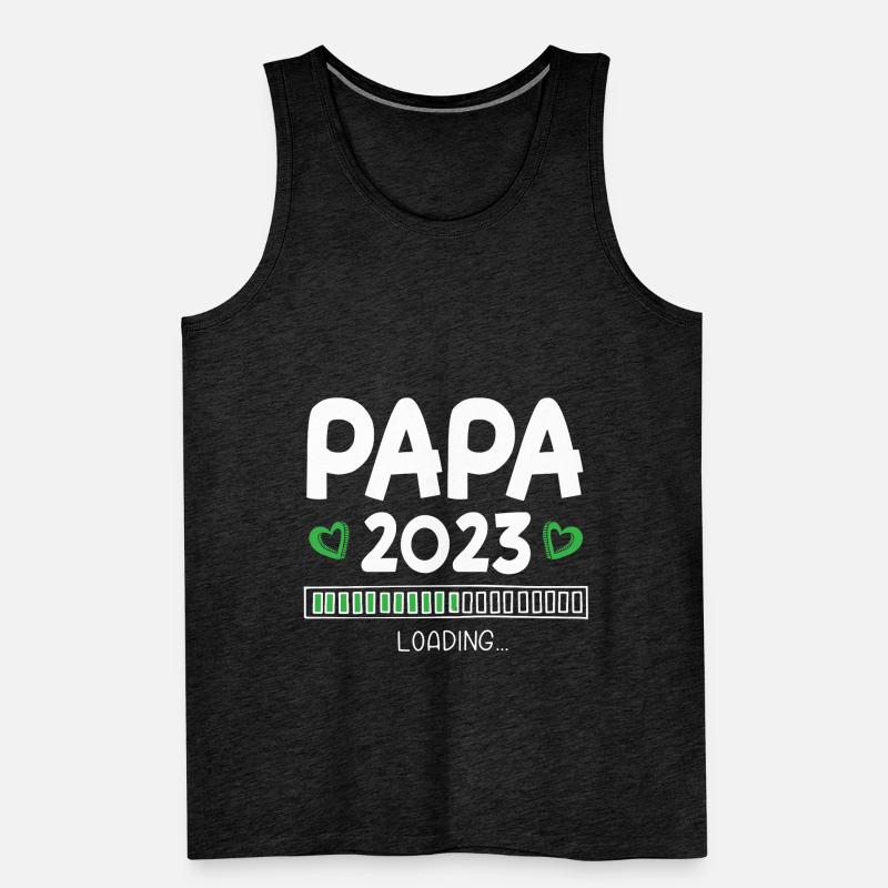 Papa 2023 Loading Männer Premium Bio Tank Top