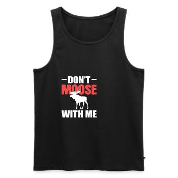 Not Moose Hunter Poison - Men's Premium Organic Tank Top - black - Front - Michal (187cm)