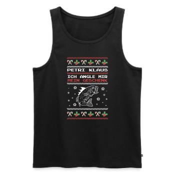 Petri Klaus Ich Angle Mir Mein Geschenk Angler - Männer Premium Bio Tank Top - Schwarz - Vorne - Michal (187cm)