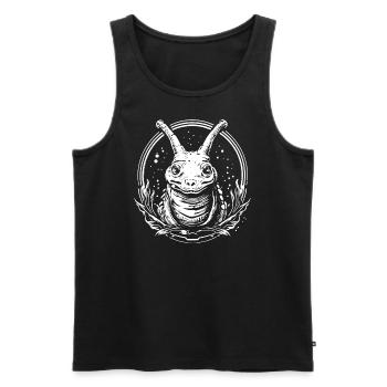 Psychgoslug - Männer Premium Bio Tank Top - Schwarz - Vorne - Michal (187cm)
