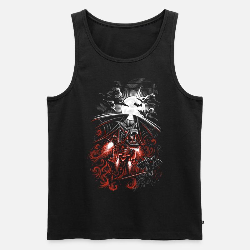 RoBat - Männer Premium Bio Tank Top - Schwarz